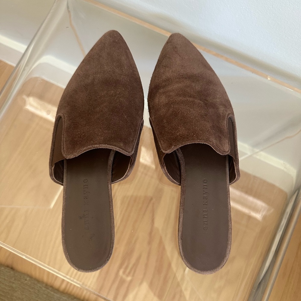 Jenni kayne suede mules